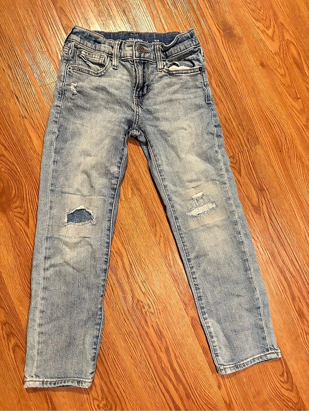 Old Navy Slim 360° Stretch Jeans for Boys Blue Boys Size 7
